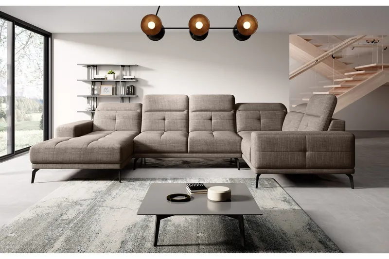 Hagglund Hörnsoffa m. Divan - Beige (Art.nr 1565145) — Beige