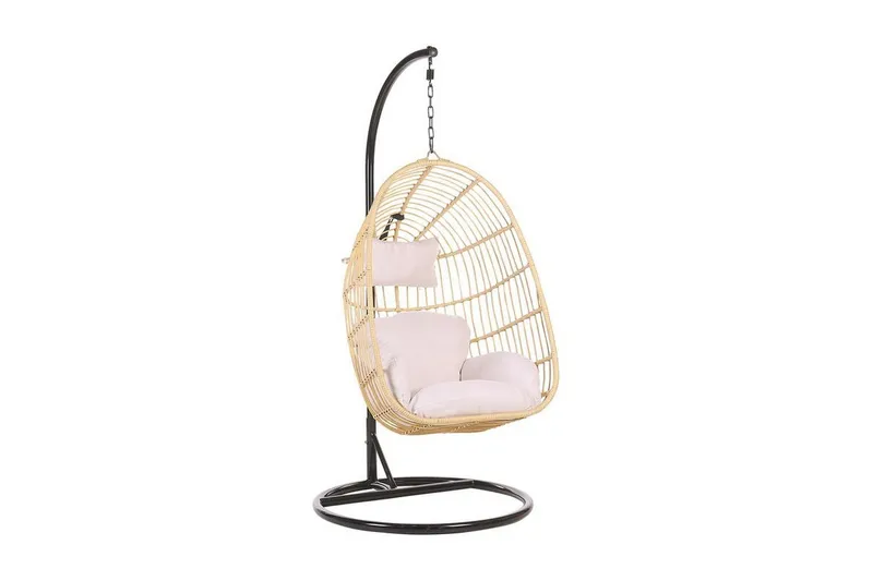 Hallstavik Hängstol Utomhus med Stativ - Beige — Beige