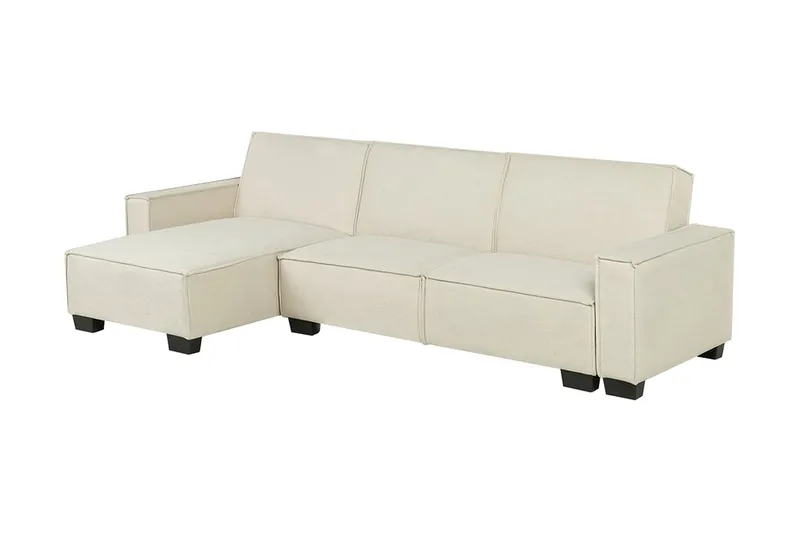 Halsnead Hörnbäddsoffa Höger - Beige — Beige