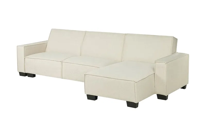 Halsnead Hörnbäddsoffa Vänster - Beige — Beige