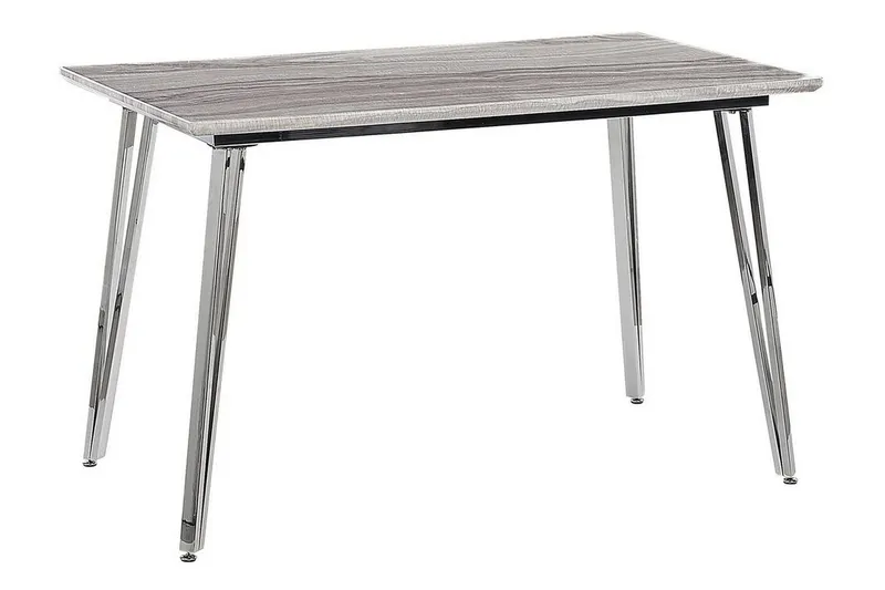 Hamiota Matbord 70x120 cm - Vit/Silver — Vit/Silver
