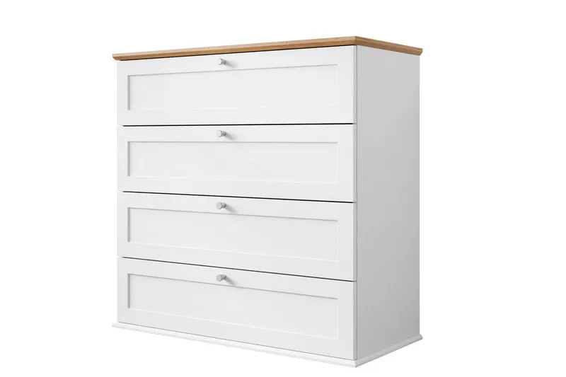Hammerdal Byrå 92 cm - Vit/Ek — Vit/Ek