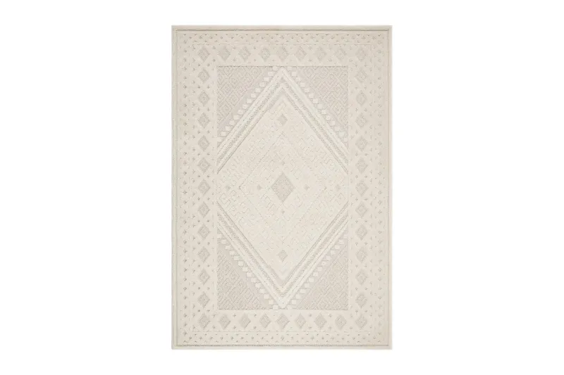 Hampton Flatvävd Matta 200x290 cm Rektangulär - Creme — KM Home