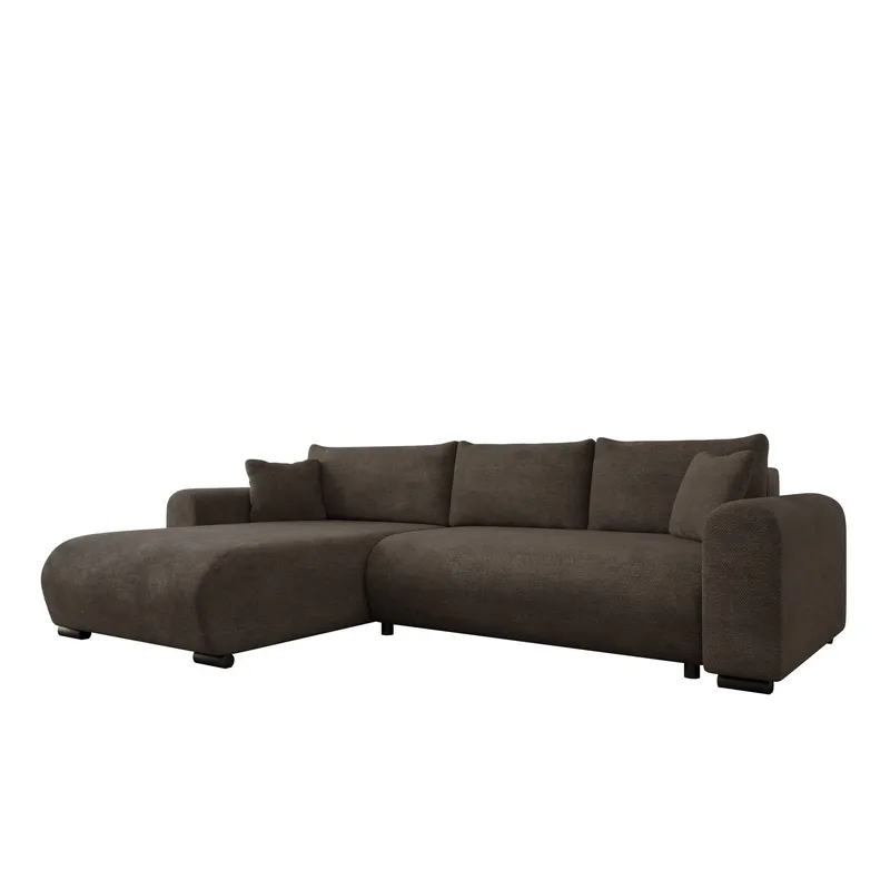 Handda 3-sits Bäddsoffa med divan - brun — brun