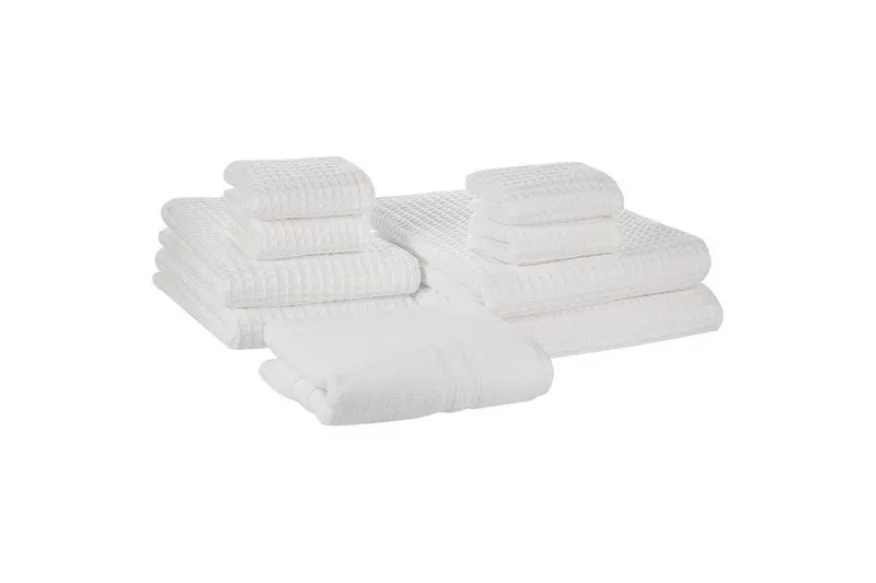 Handduk Areora set om 9 Vit - Vit — Vit