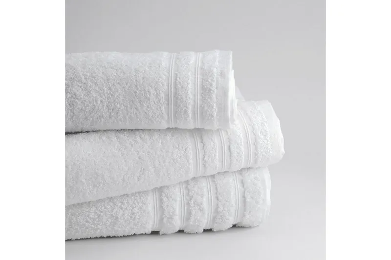 Handduk Corfu Vit - 100 x 150 cm — 100 x 150 cm