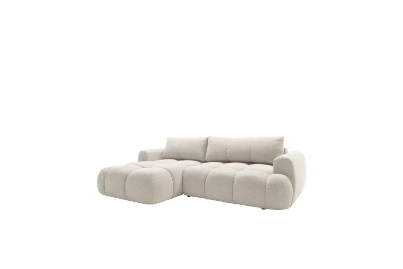 Handu Bäddsoffa med Divan 3-sits i Bouclé - Beige (Art.nr 3079140) — Beige