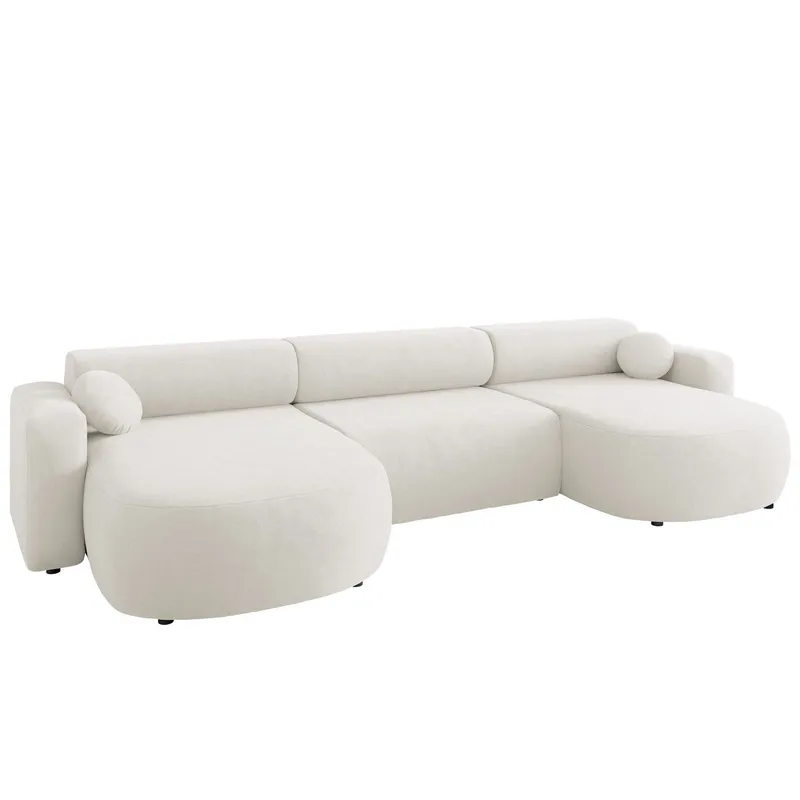 Hanish Bäddsoffa Dubbeldivan 5-sits - Vit — Vit