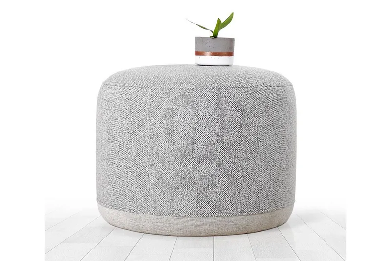 Harrodsburg Sittpuff 51 cm - Ljusgrå — Ljusgrå