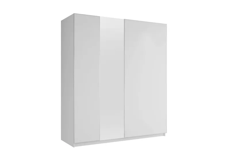 Haruna Garderob med Spegel 200x235 cm - Vit (Art.nr 3079164) — Vit