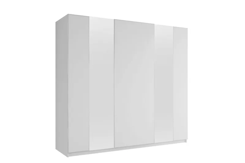 Haruna Garderob med Spegel 250x235 cm - Vit (Art.nr 3079166) — Vit