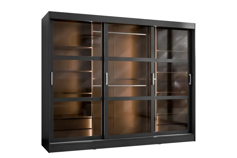 Harvans Garderob 250x203 cm - Svart (Art.nr 3079678) — Svart