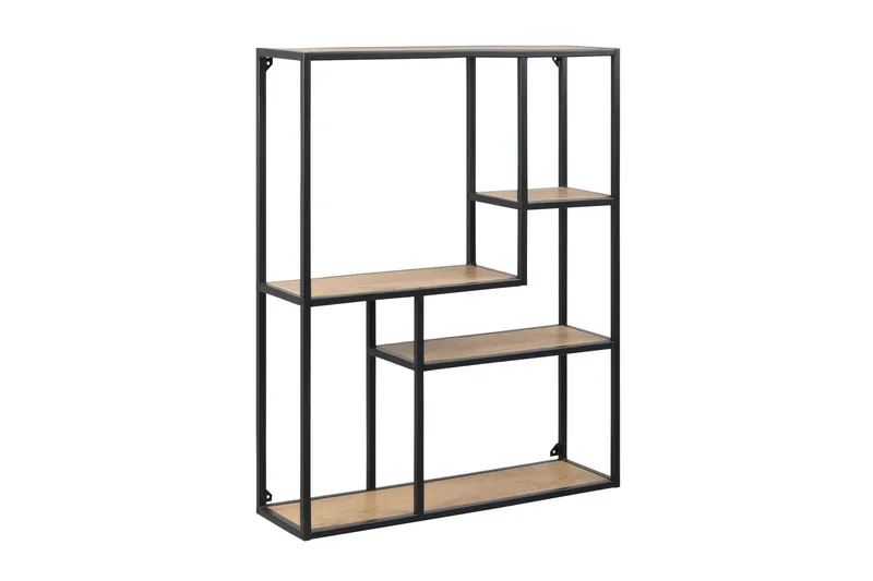 Hasslevik Bokhylla 75 cm - Vildek/Svart — Vildek/Svart