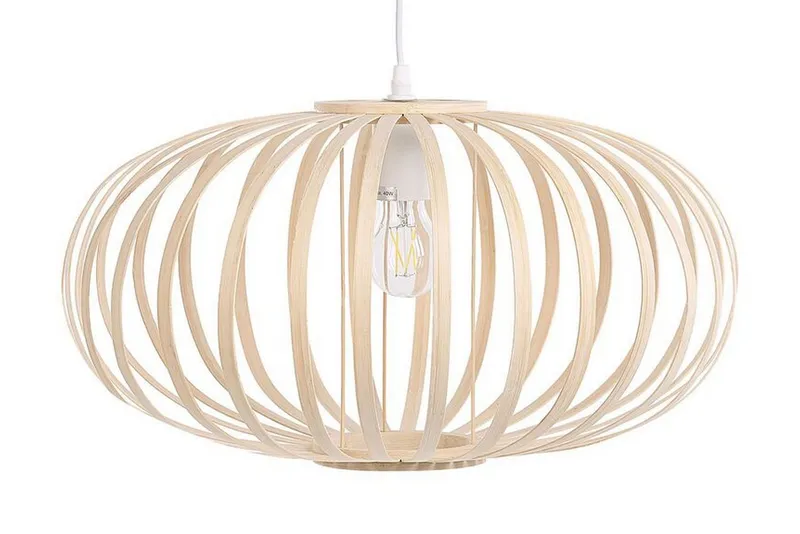 Havelen Taklampa Oval - Bambu/Ljusbrun — Bambu/Ljusbrun