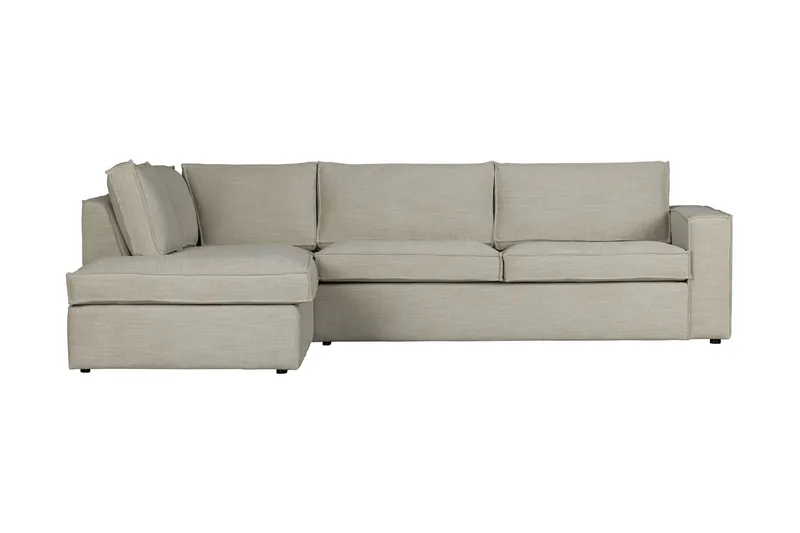 Hearness 3-Sits Soffa med Schäslong Vänster - Natur — Natur
