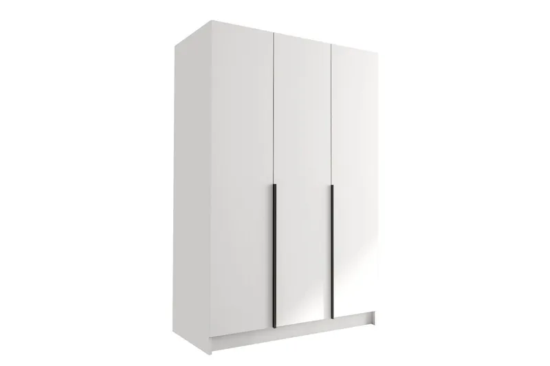Herrljunga Garderob 150 cm - Vit/Svart — Vit/Svart
