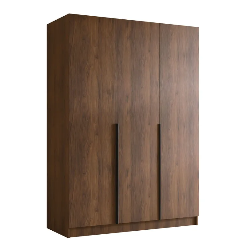 Herrljunga Garderob 150x215 cm - Brun/Svart — Brun/Svart