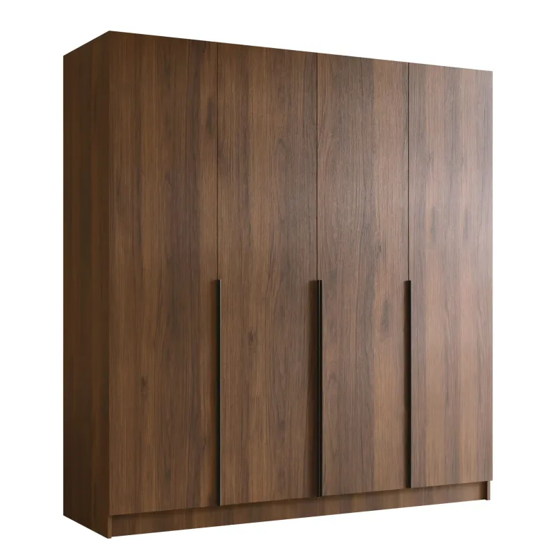 Herrljunga Garderob 200x215 cm - Brun/Svart — Brun/Svart