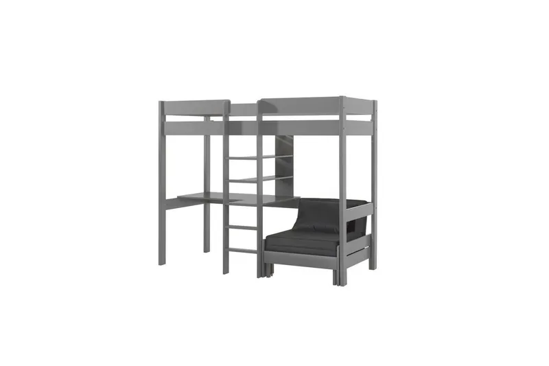 Highsleeper Pino Grå, Med bäddsoffa - Grå, Med bäddsoffa — Grå, Med bäddsoffa