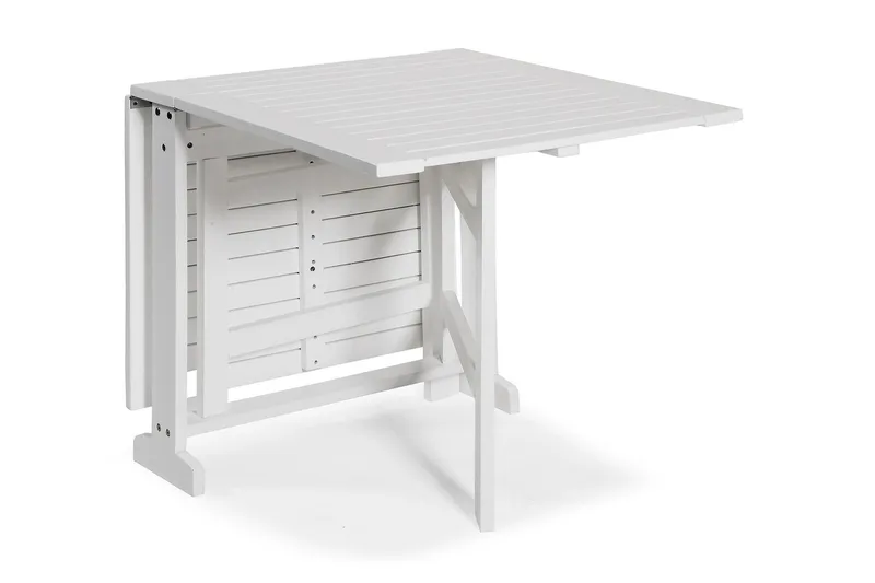 HILLERSTORP ÅRE Slagbord 70x20/80/140 cm Vit Akacia — Hillerstorp