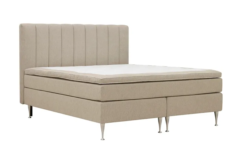 Hilton High Komplett Sängpaket 180x200 cm - Beige — Drömvik