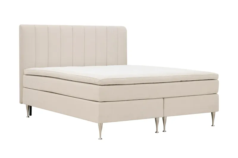 Hilton High Komplett Sängpaket 180x200 cm - Ljusbeige — Drömvik