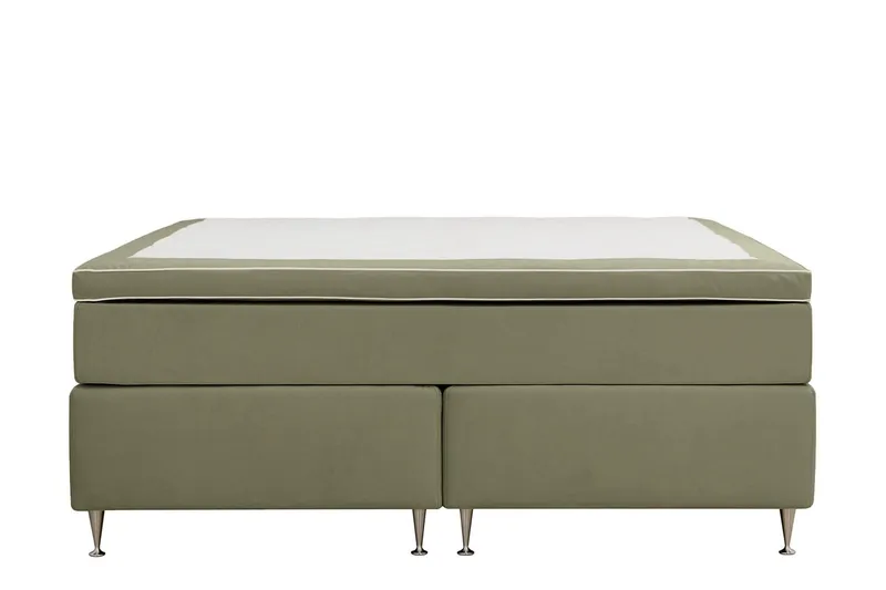 Hilton Lyx Kontinentalsäng 160x200 cm - Olivgrön — Berg & Strand