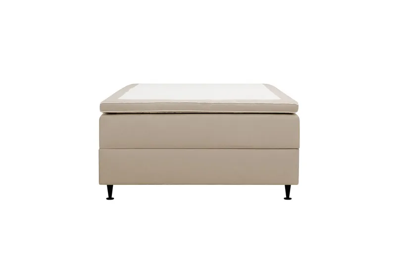 Hilton Plus Kontinentalsäng med Förvaring 140x200 cm - Beige — Bedly