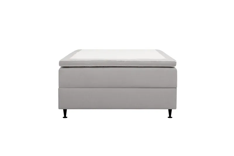 Hilton Plus Kontinentalsäng med Förvaring 140x200 cm - Grå — Bedly