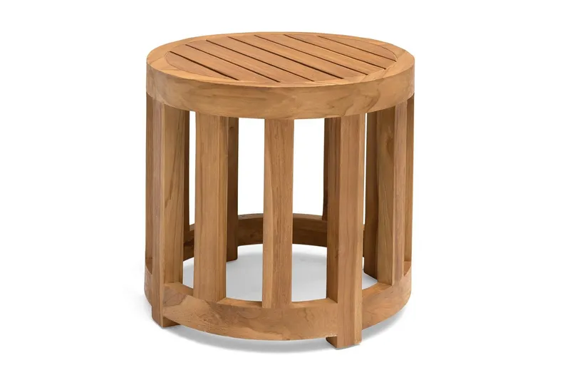 Himmelsnäs Runt Sidobord och Blombord 50 cm Trä - Brun — Hillerstorp