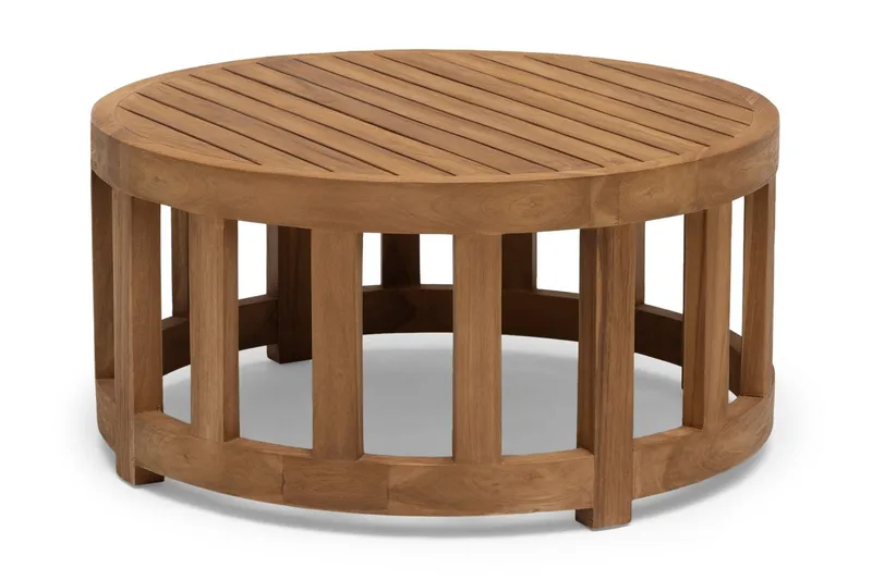 Himmelsnäs Runt Soffbord Utomhus 80 cm Teak - Brun — Hillerstorp