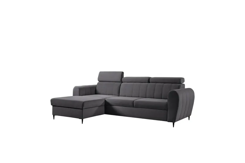 Hoffman Soffa med Divan 3-sits - Grå (Art.nr 3068233) — Grå
