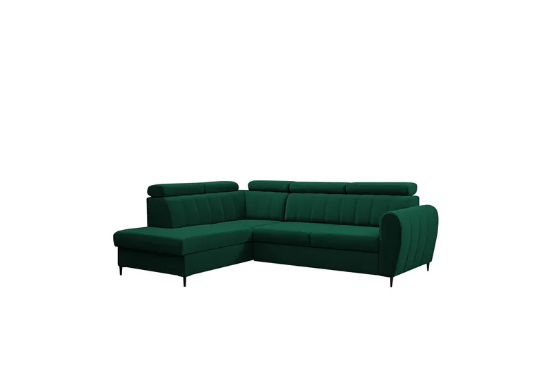 Hoffman Soffa med Schäslong 3-sits - Grön (Art.nr 3067942) — Grön