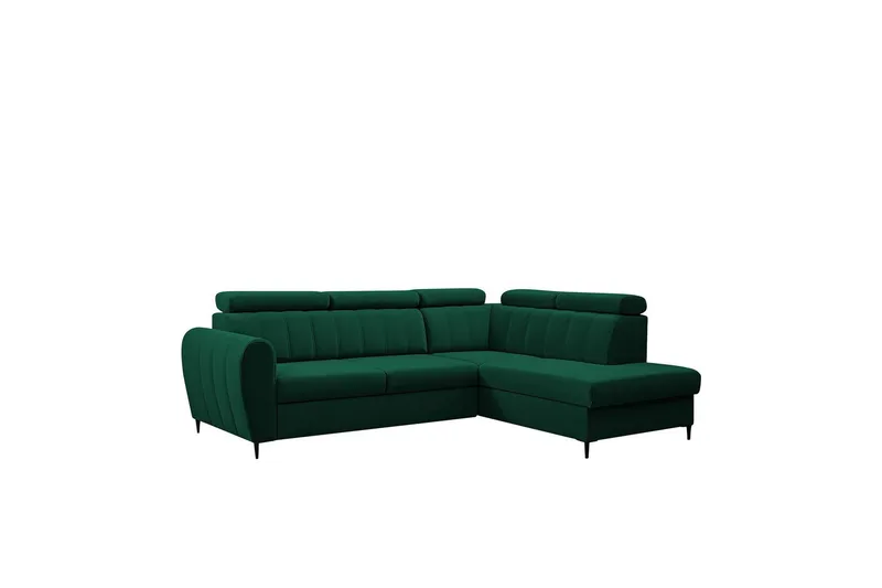 Hoffman Soffa med Schäslong 3-sits - Grön (Art.nr 3067810) — Grön