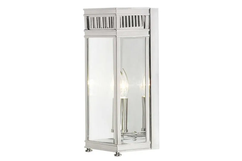 Holborn Elstead Lighting Vägglampa utomhus - Chrome — Chrome