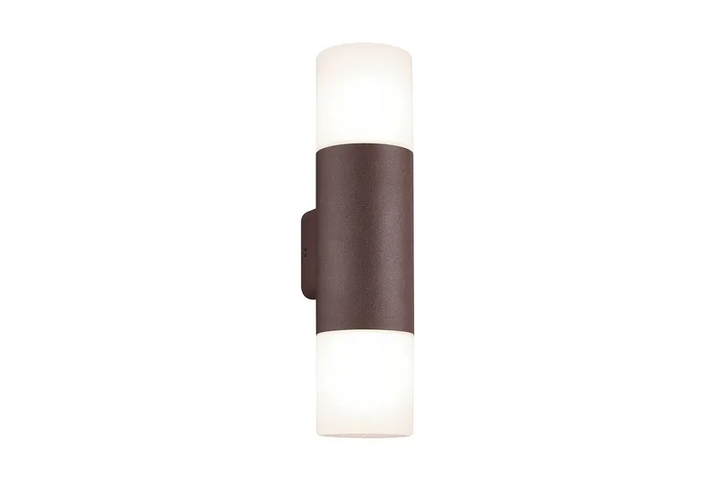Hoosic Vägglampa 2L 2xE27 rustik - Rustik — Trio Lighting