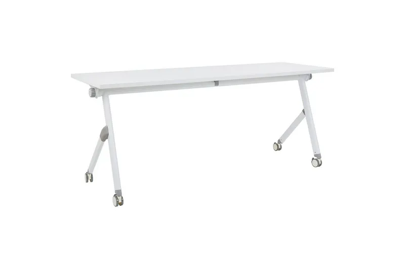 Hopfällbart skrivbord Bendi Vit, 180x60x75 cm - Vit, 180x60x75 cm — Vit, 180x60x75 cm