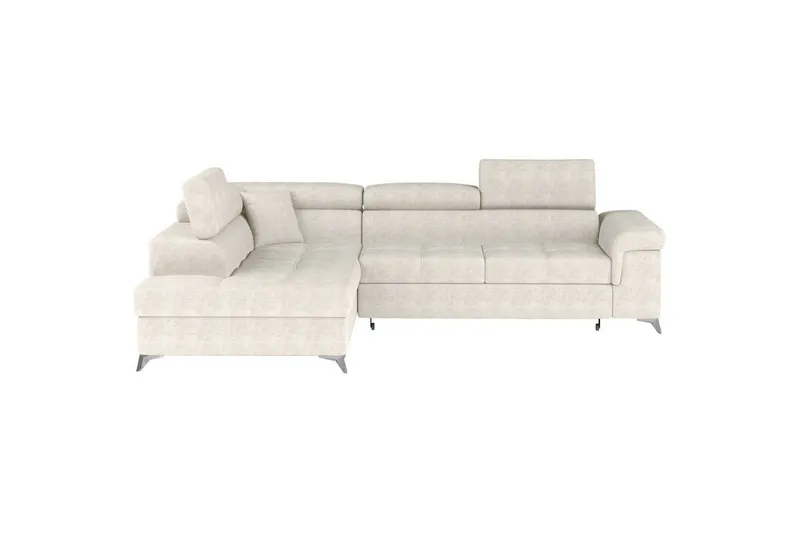 Hörnsoffa Eltap Eridano 275x202x88 cm - Amore 01, Vit, Vänster — Amore 01, Vit, Vänster