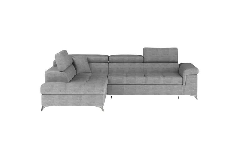 Hörnsoffa Eltap Eridano 275x202x88 cm - Manhattan 03, Ljusgrå, Vänster — Manhattan 03, Ljusgrå, Vänster