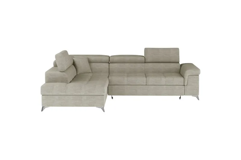 Hörnsoffa Eltap Eridano 275x202x88 cm - Manhattan 20, Mörkbeige, Vänster — Manhattan 20, Mörkbeige, Vänster