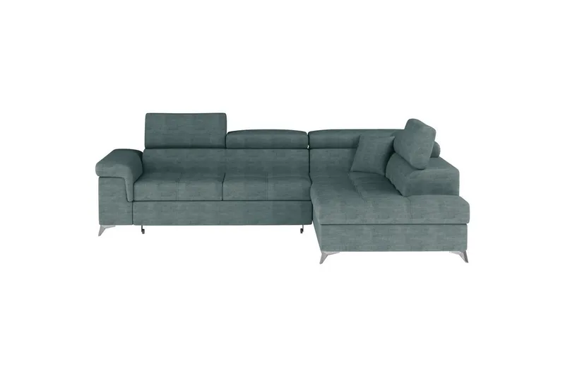 Hörnsoffa Eltap Eridano 275x202x88 cm - Manhattan 38, Grön, Höger — Manhattan 38, Grön, Höger