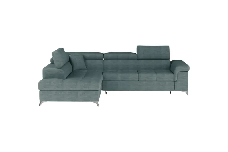 Hörnsoffa Eltap Eridano 275x202x88 cm - Manhattan 38, Grön, Vänster — Manhattan 38, Grön, Vänster
