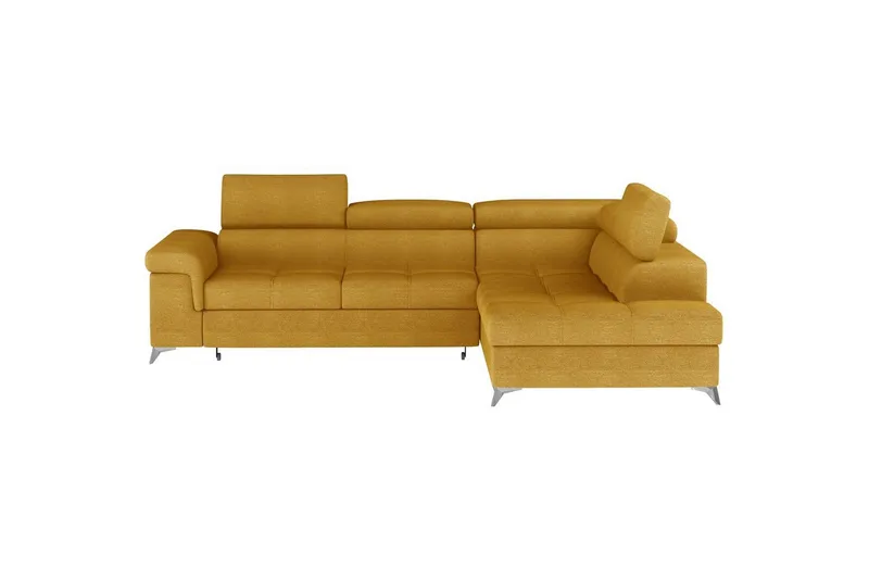 Hörnsoffa Eltap Eridano 275x202x88 cm - Omega 68, Gul, Höger — Omega 68, Gul, Höger