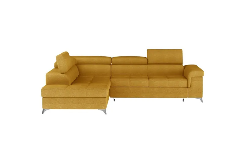 Hörnsoffa Eltap Eridano 275x202x88 cm - Omega 68, Gul, Vänster — Omega 68, Gul, Vänster