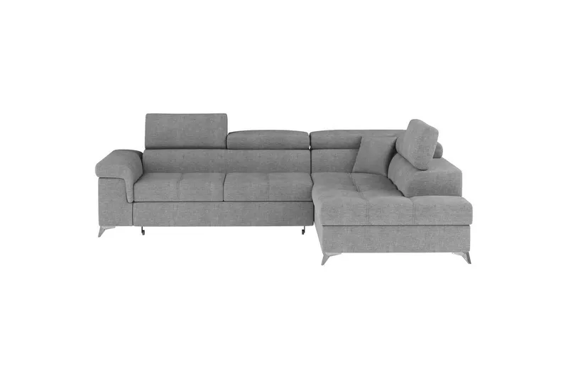 Hörnsoffa Eltap Eridano 275x202x88 cm - Raquel 04 Grå, Höger — Raquel 04 Grå, Höger