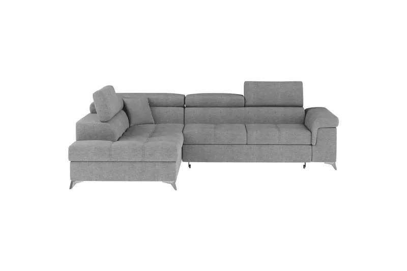 Hörnsoffa Eltap Eridano 275x202x88 cm - Raquel 04 Grå, Vänster — Raquel 04 Grå, Vänster