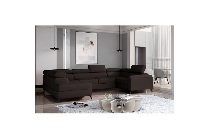 Hörnsoffa Eltap Escada 336x200x92 cm - Sawana 26, Vänster — Sawana 26, Vänster