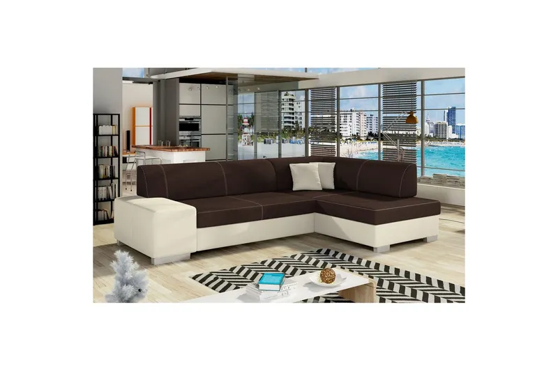 Hörnsoffa Eltap Fabio 268x167x73 cm - Sawana 26, Soft 33, Höger — Sawana 26, Soft 33, Höger