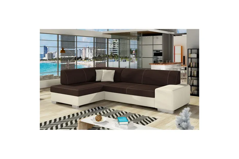 Hörnsoffa Eltap Fabio 268x167x73 cm - Sawana 26, Soft 33, Vänster — Sawana 26, Soft 33, Vänster