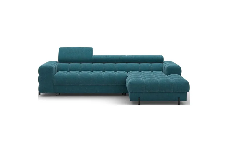 Hörnsoffa Eltap Felro 285x181x93 cm - Amore 40, Blå, Höger — Amore 40, Blå, Höger